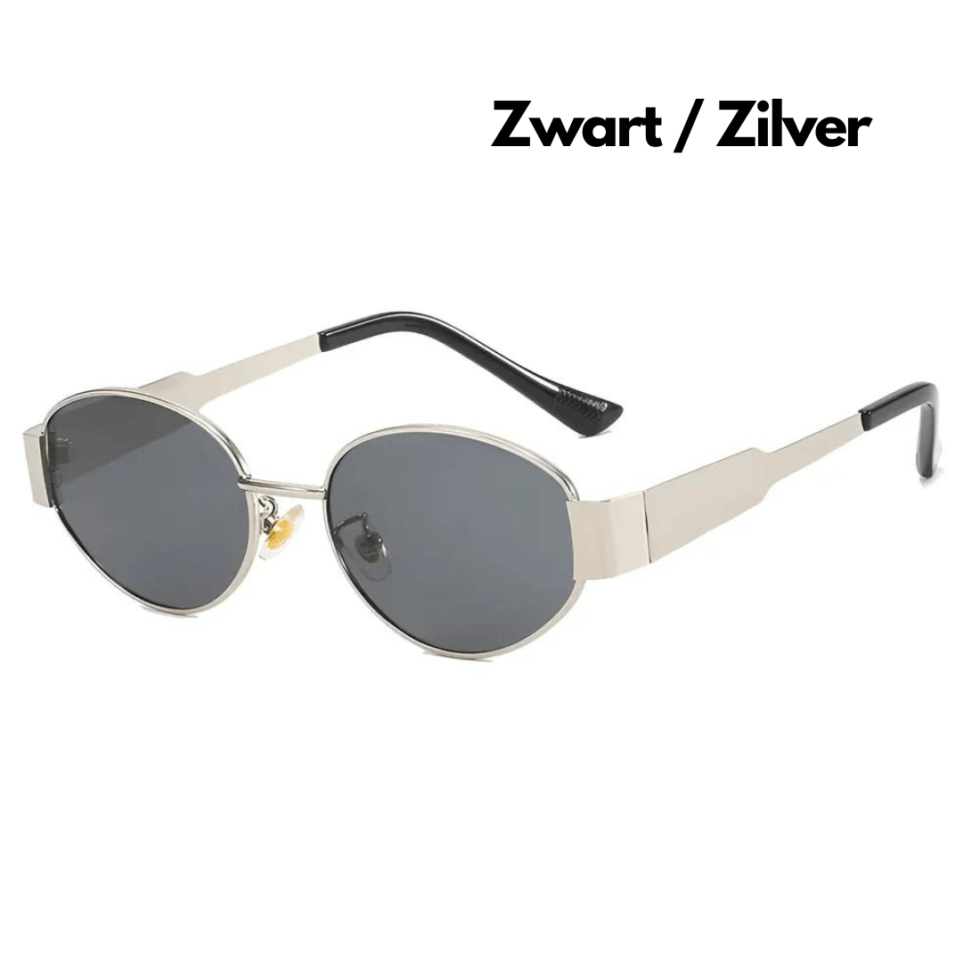 Gold Oval Sunglasses