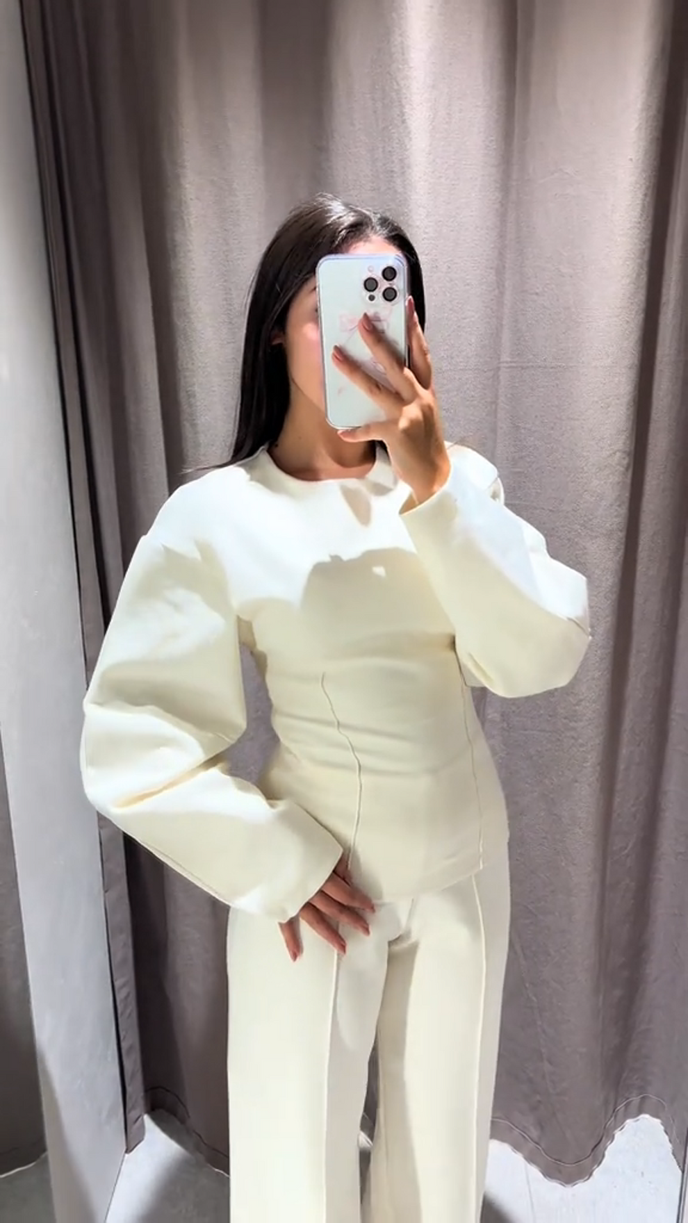 Oversized Top Wide Leg Lounge Set