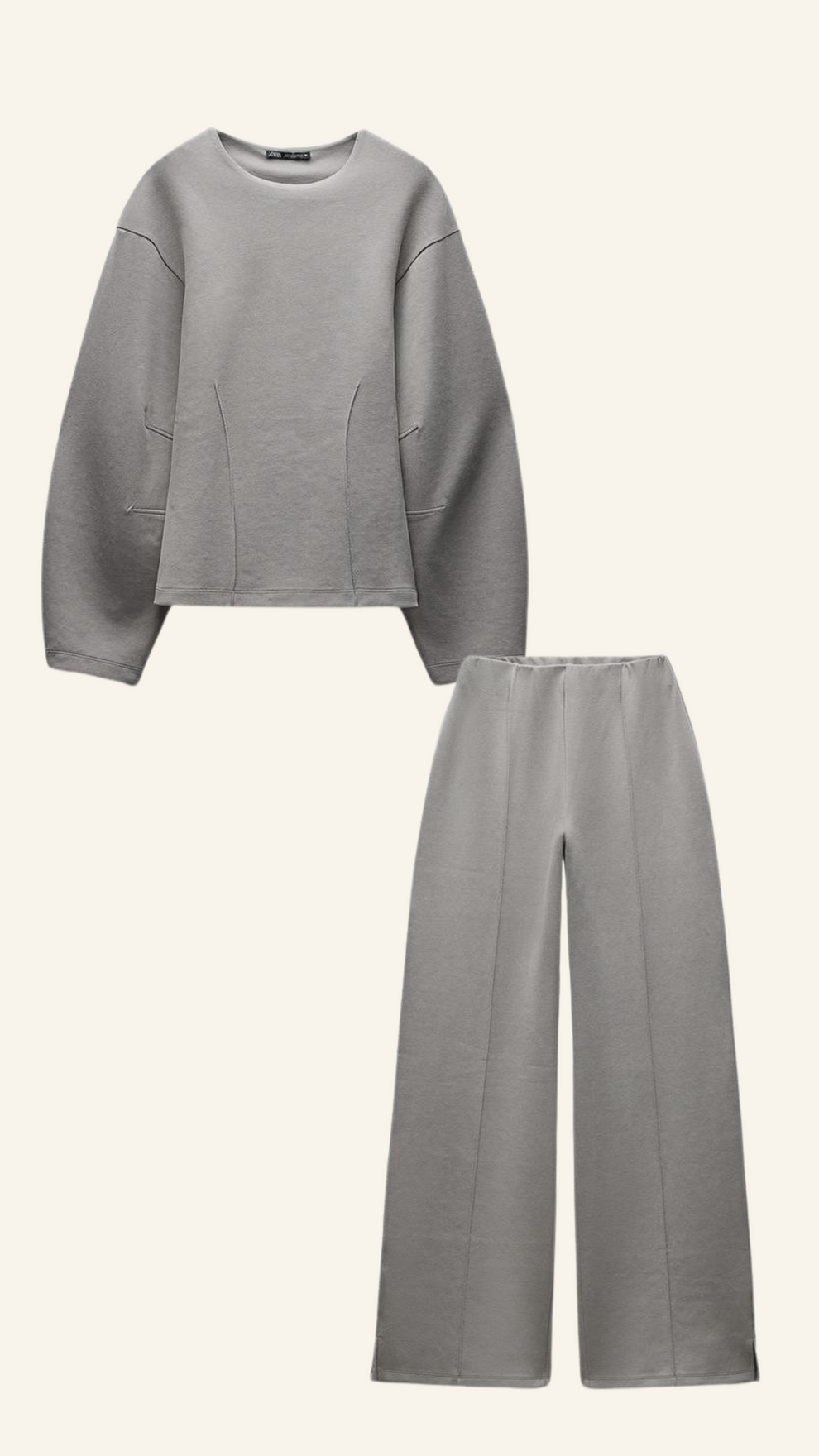 Oversized Top Wide Leg Lounge Set