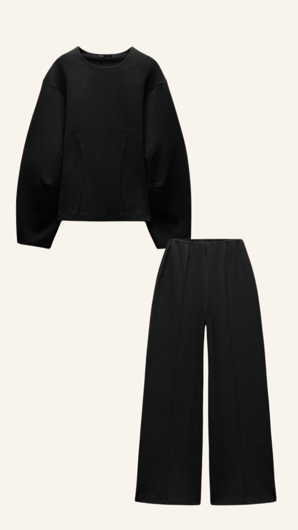 Oversized Top Wide Leg Lounge Set