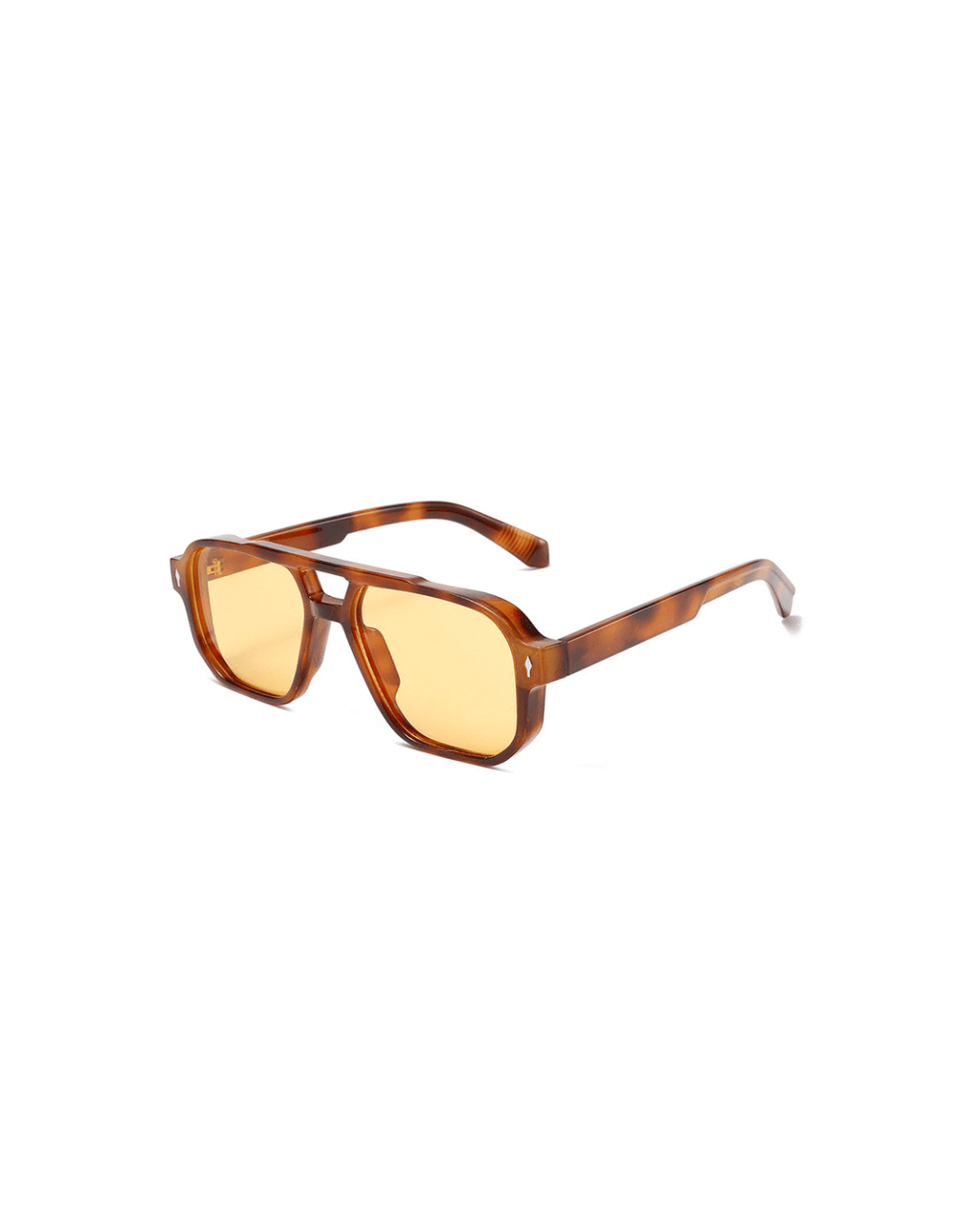 Retro Tortoise Aviator Sunglasses
