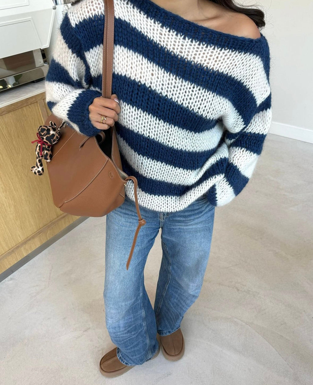 Striped Knit Sweater
