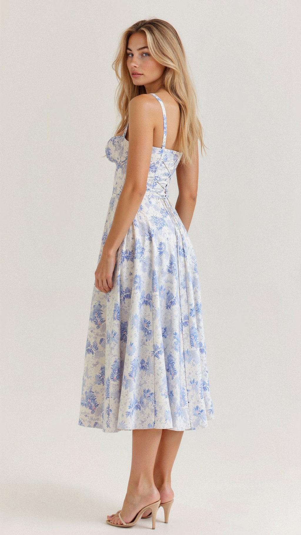 Summer Floral Midi Dress