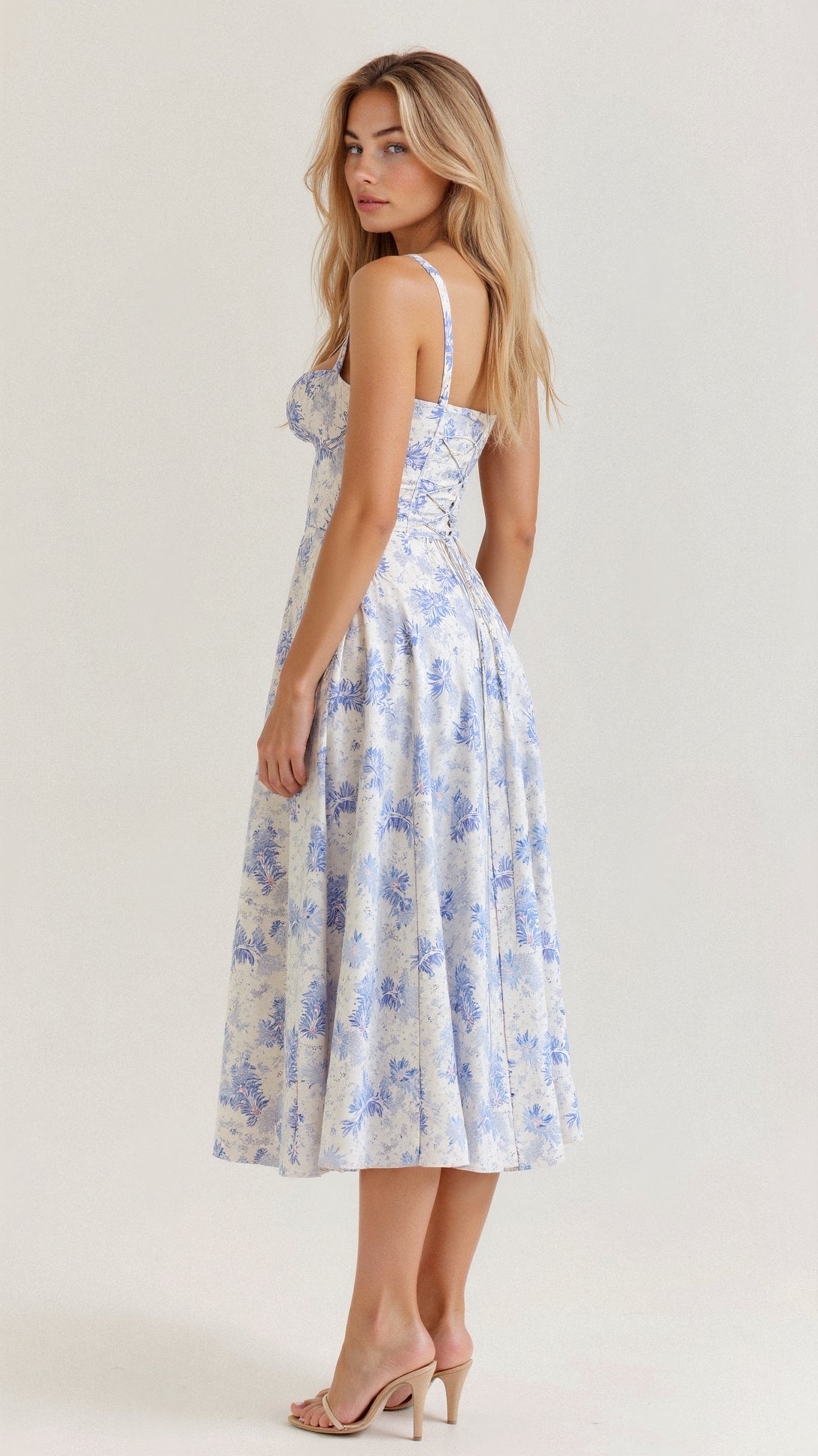 Summer Floral Midi Dress