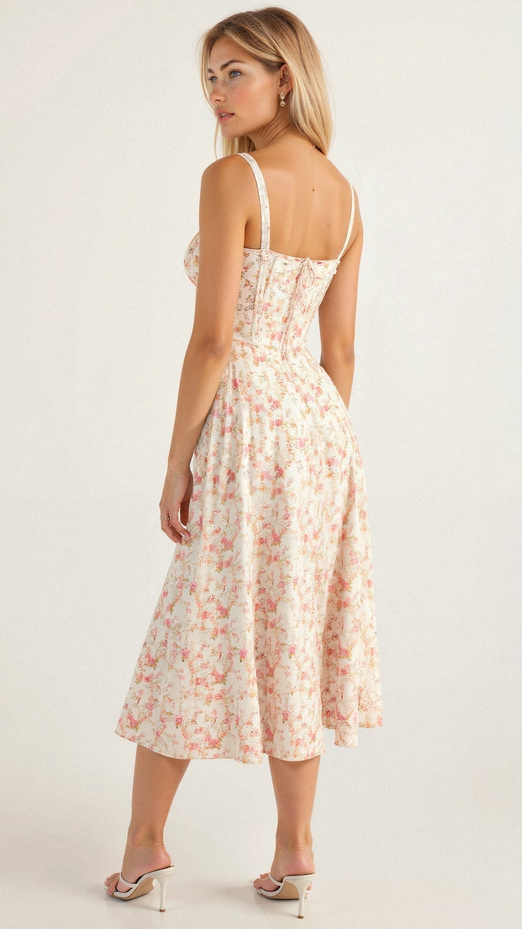 Summer Floral Midi Dress