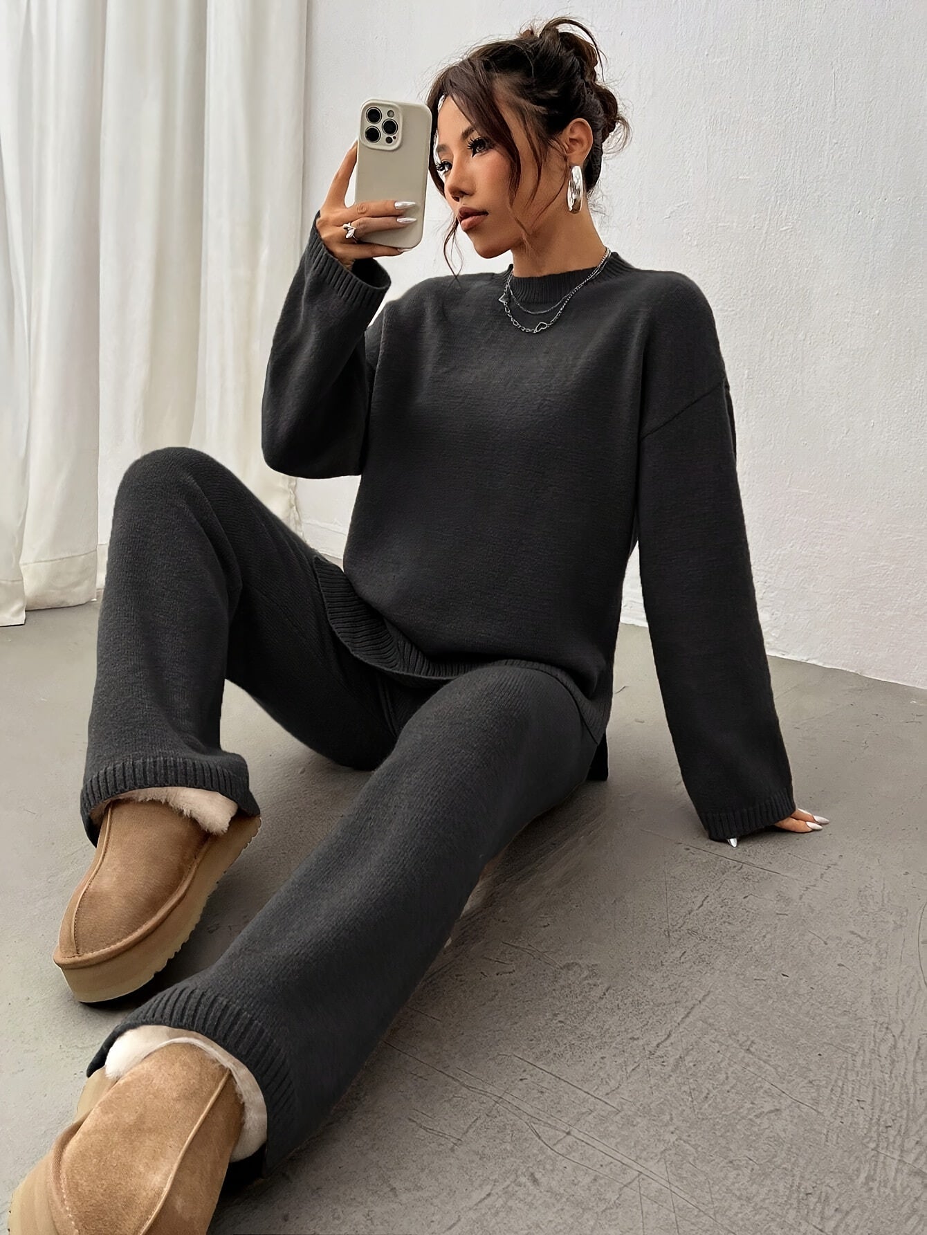 Knit Loungewear Set