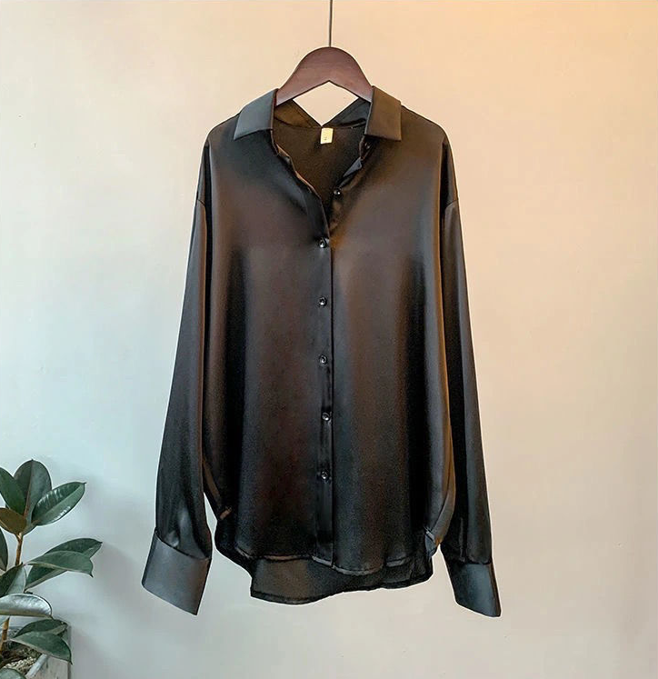 Oversized Silky Blouse