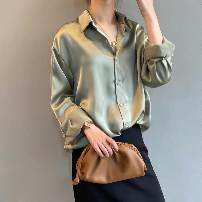 Oversized Silky Blouse