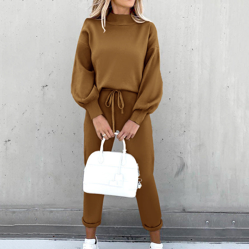 Casual Ribbed Jogger Set