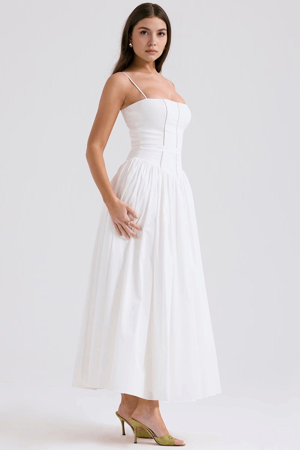 A-Line Floral Maxi Dress