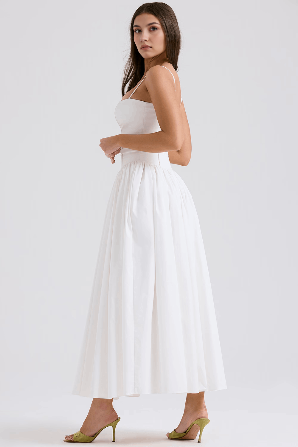 A-Line Floral Maxi Dress