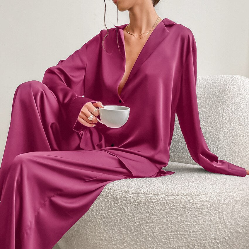 Versatile Long Sleeve Pants Set