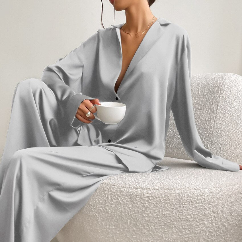 Versatile Long Sleeve Pants Set